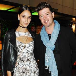 Robin Thicke April Love Geary breastfeeding photo