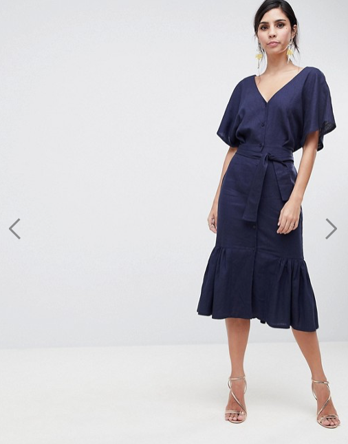 Summer Linen Shirt Dresses Inspired by Emma Roberts