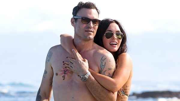 Brian-Austin-Green-and-Meghan-Fox-beach-bikini-Hawaii