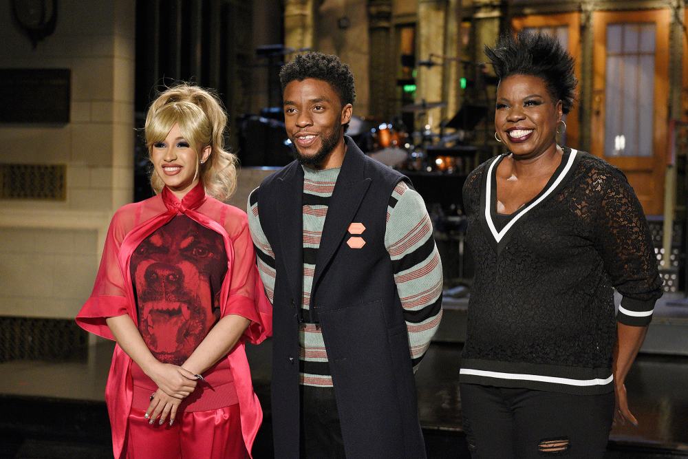 Cardi B, Chadwick Boseman, Leslie Jones, Saturday Night Live