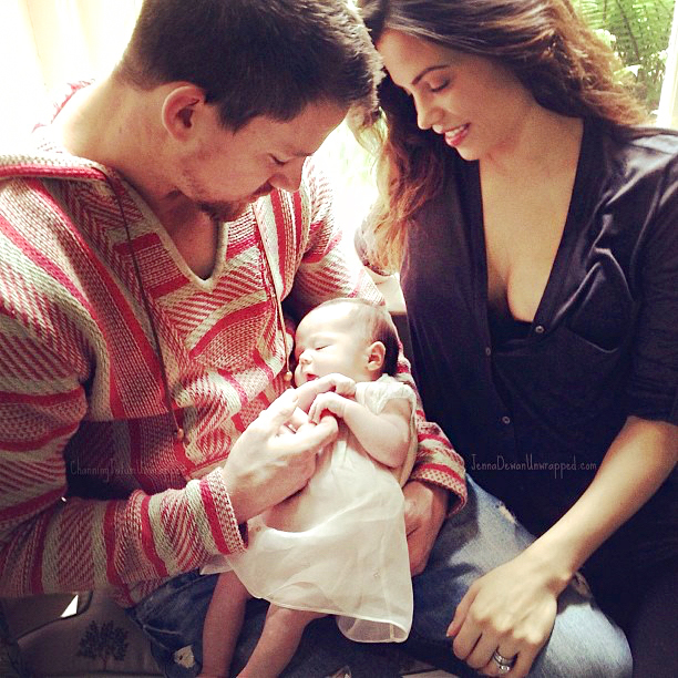 Channing Tatum, Jenna Dewan and daughter Everly Instagram
