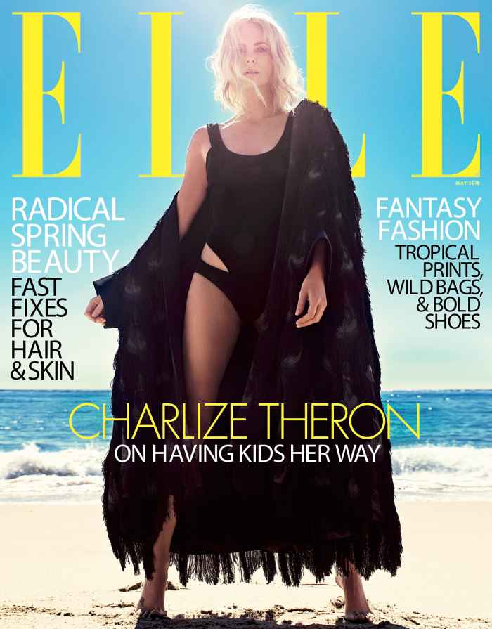 Charlize Theron Elle cover