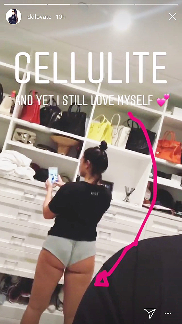 Demi Lovato body positive