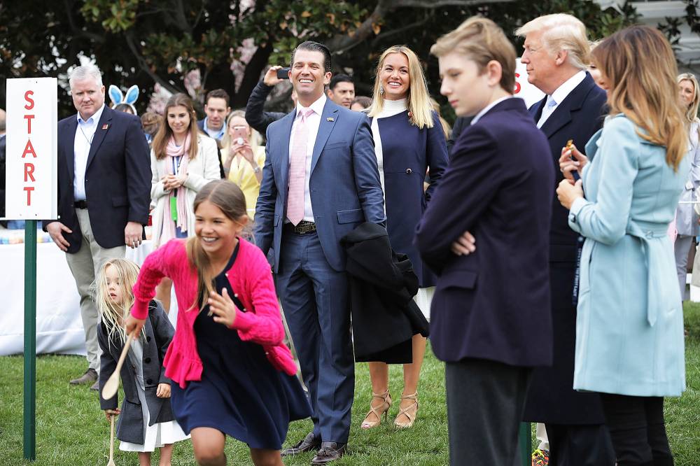 Donald Trump Jr. Vanessa Trump Easter Egg Roll
