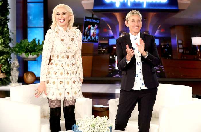 Gwen Stefani and Ellen DeGeneres