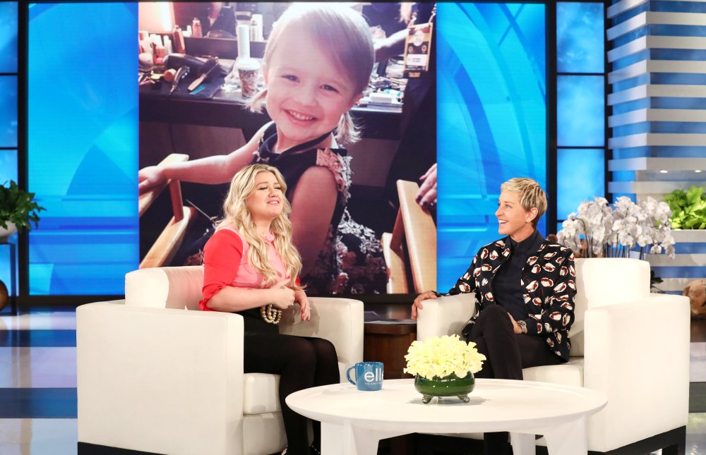 Kelly Clarkson and Ellen DeGeneres