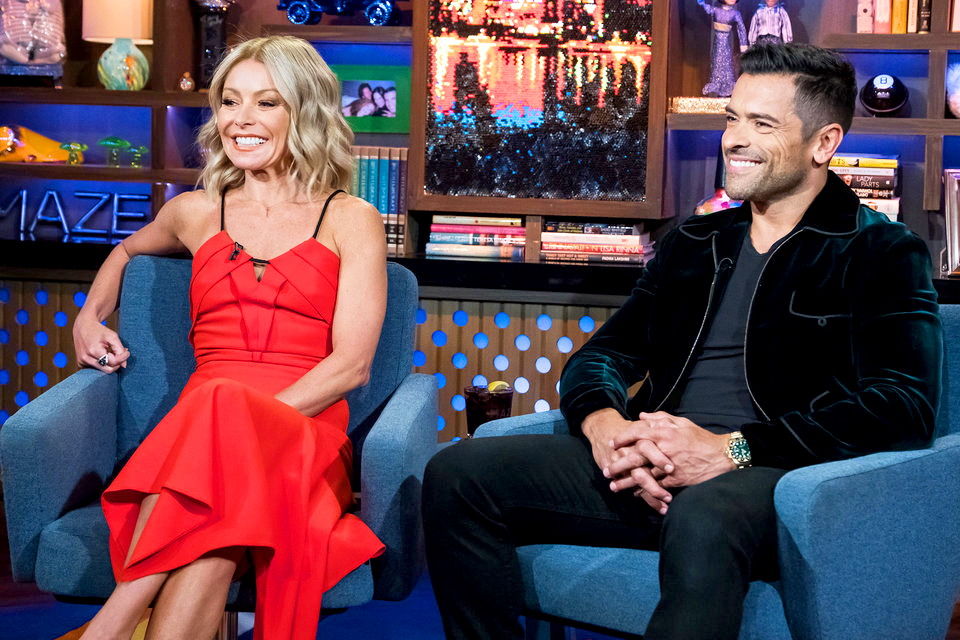 Kelly Ripa and Mark Consuelos on ‘Watch What Happens Live with Andy Cohen‘