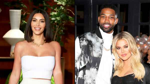 Kim Kardashian, Tristan Thompson and Khloe Kardashian
