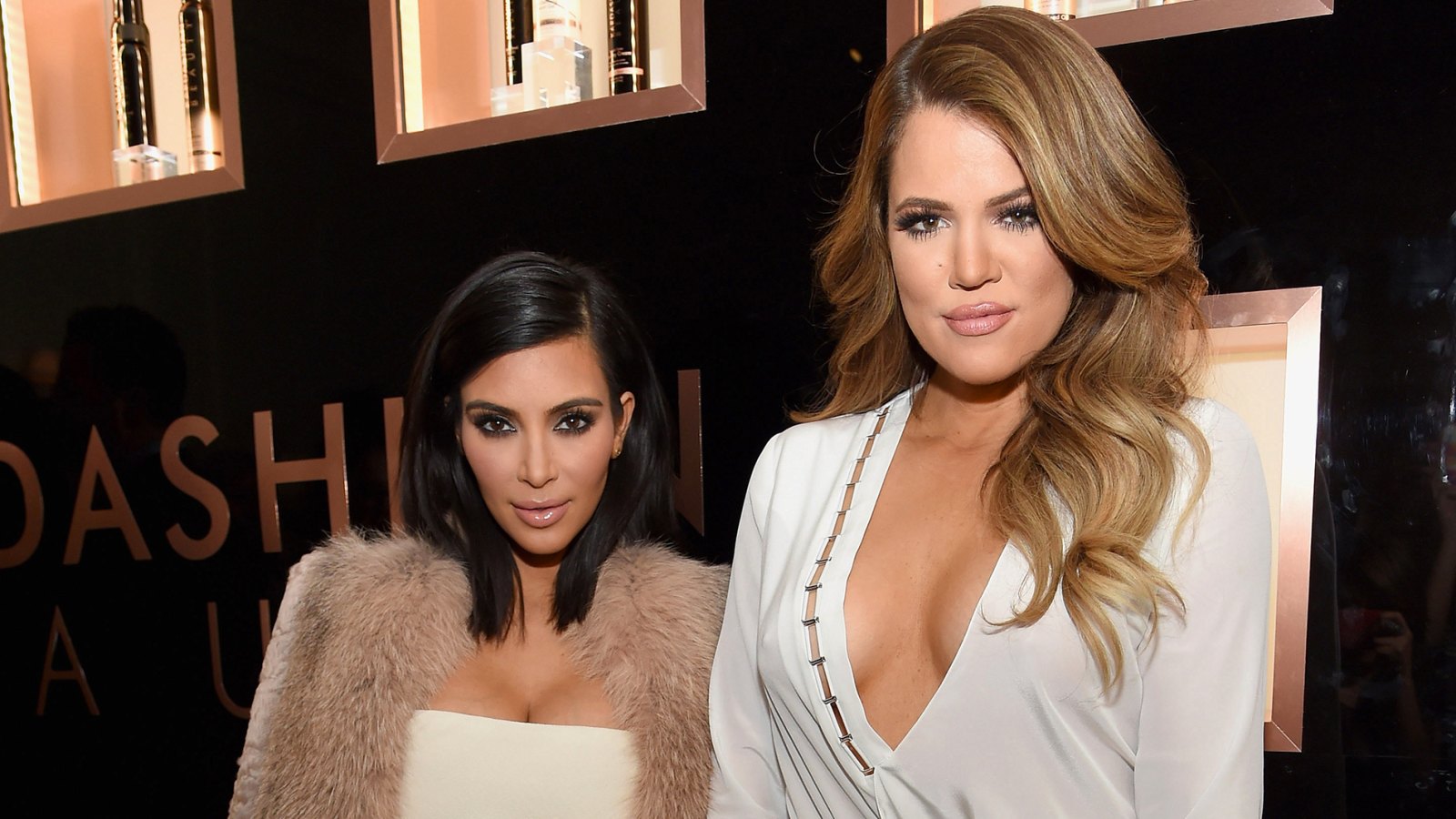 Kim Kardashian West and Khloe Kardashian birth