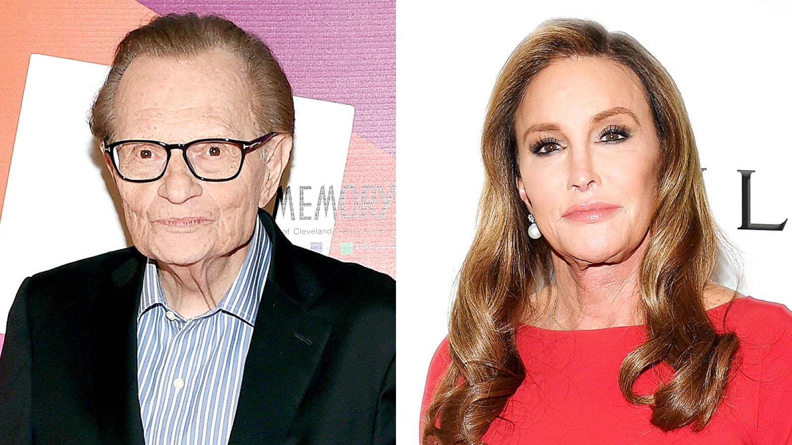 Larry King and Caitlyn Jenner