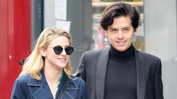 Lili-Reinhart-and-Cole-Sprouse-Share-a-Kiss-in-Paris