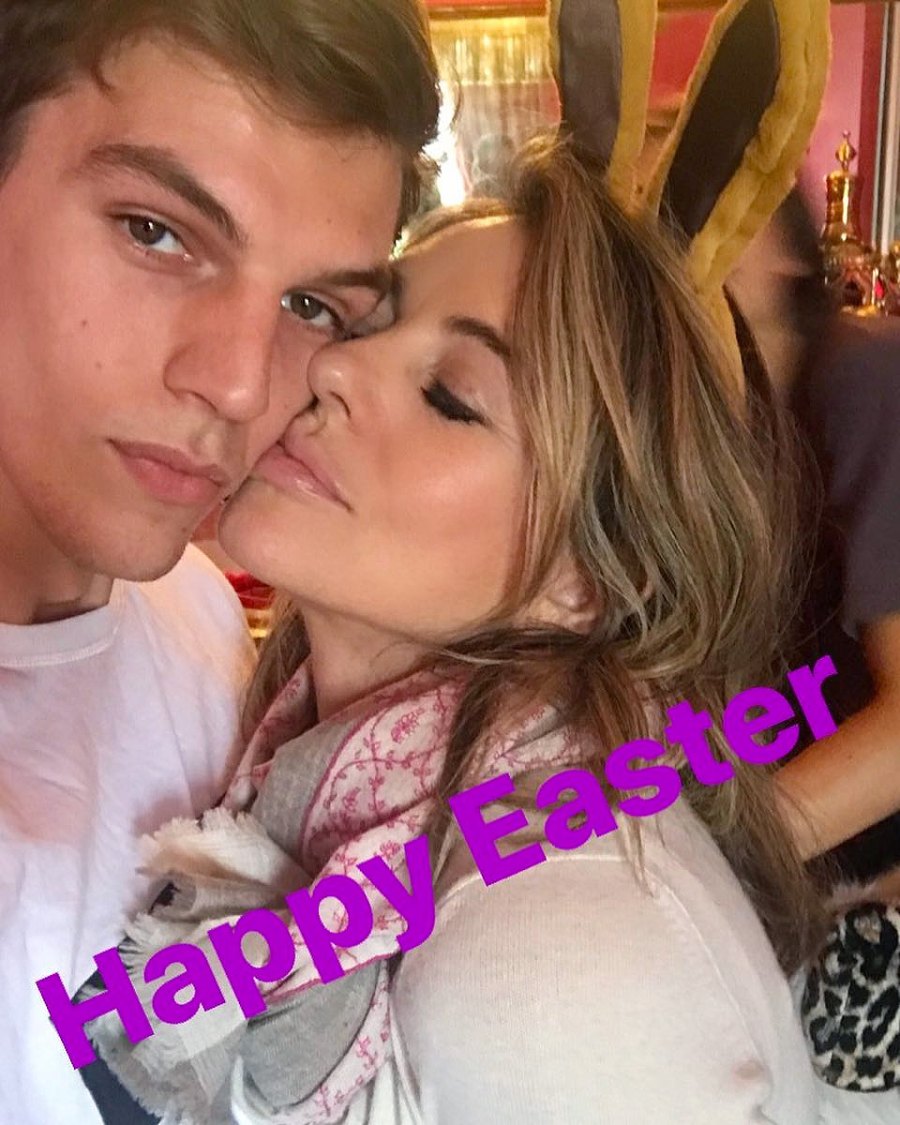 Miles Hurley, Elizabeth Hurley, Easter, Instagram