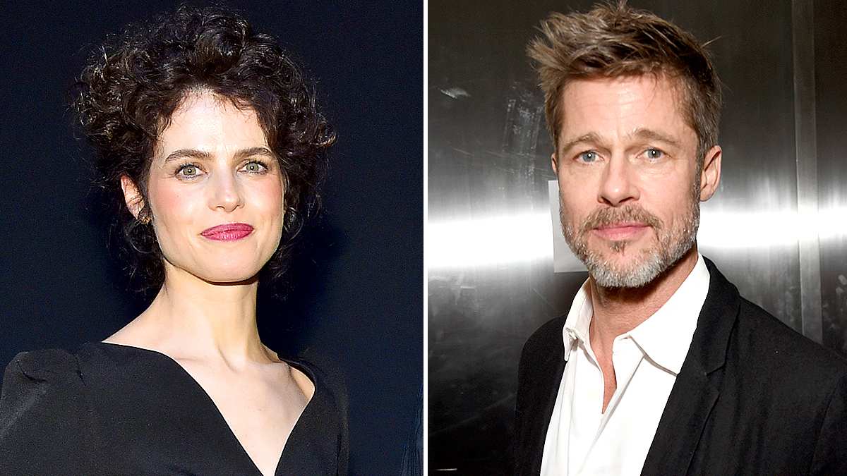 Neri Oxman and Brad Pitt