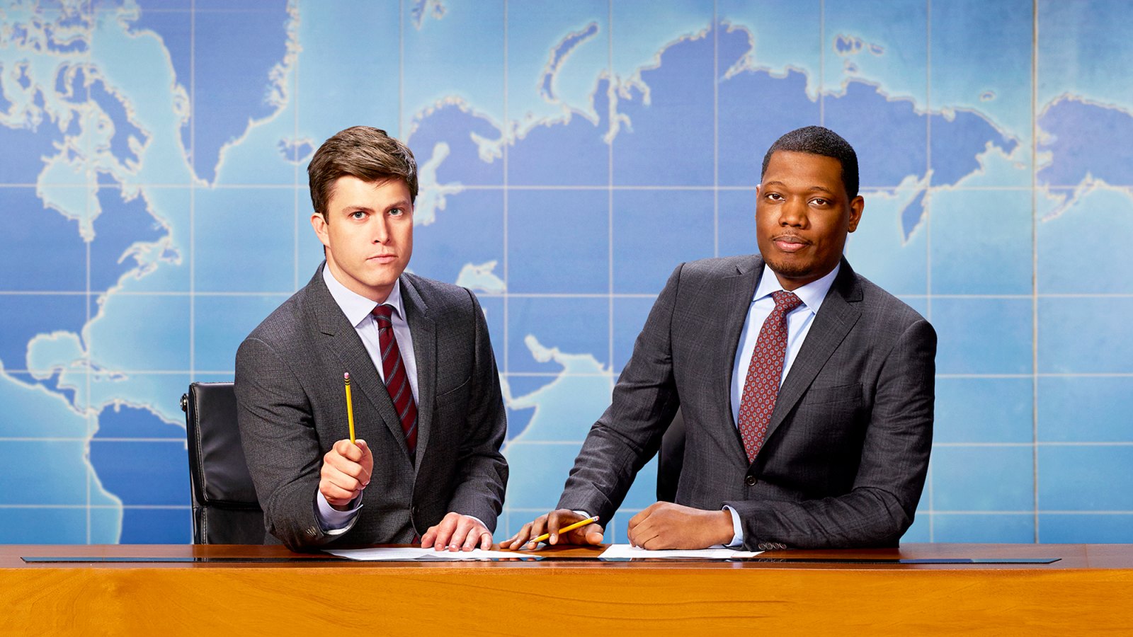 SNL’s ‘Weekend Update’ Anchors Colin Jost and Michael Che