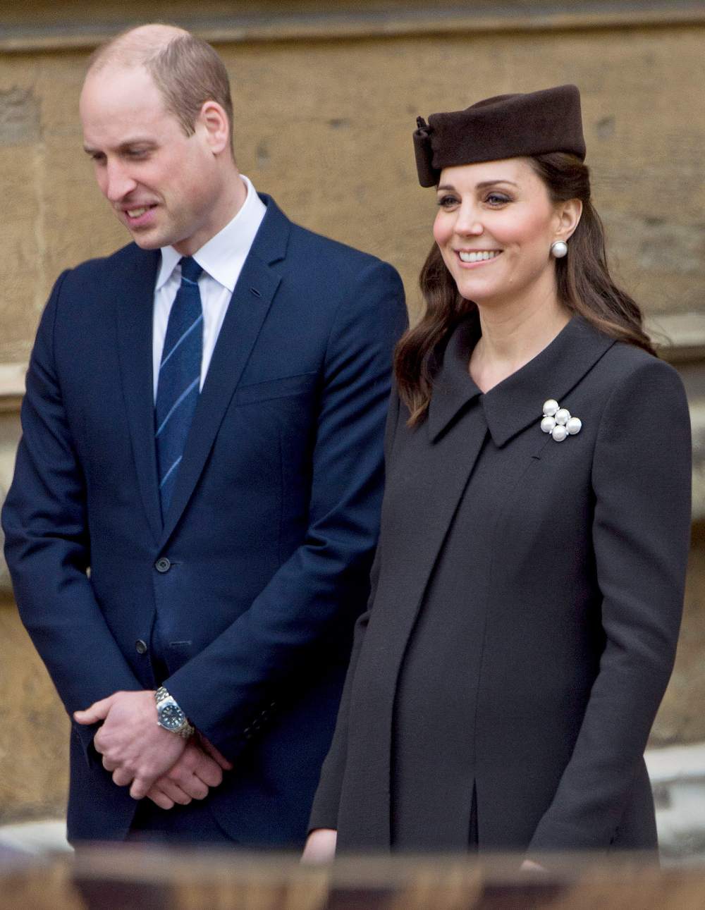Prince William, Kate Middleton, Easter Service, St George's Chapel