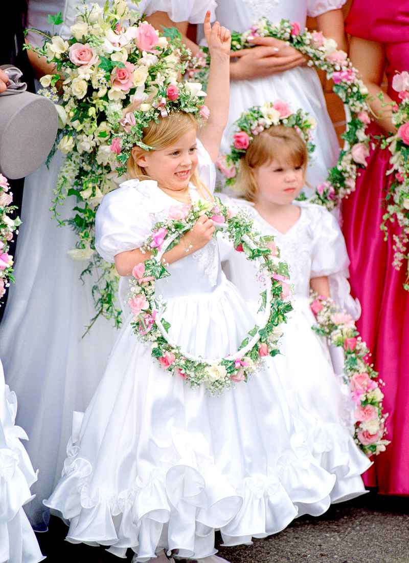 Princesses-Beatrice-and-Eugenie-Alison-Ward-ley-1993-wedding