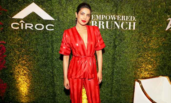 Priyanka Chopra attends the CÎROC and Variety Kick-Off the 2018 Empowered Brunch Series at the Palace Hotel in New York City on April 25, 2018.