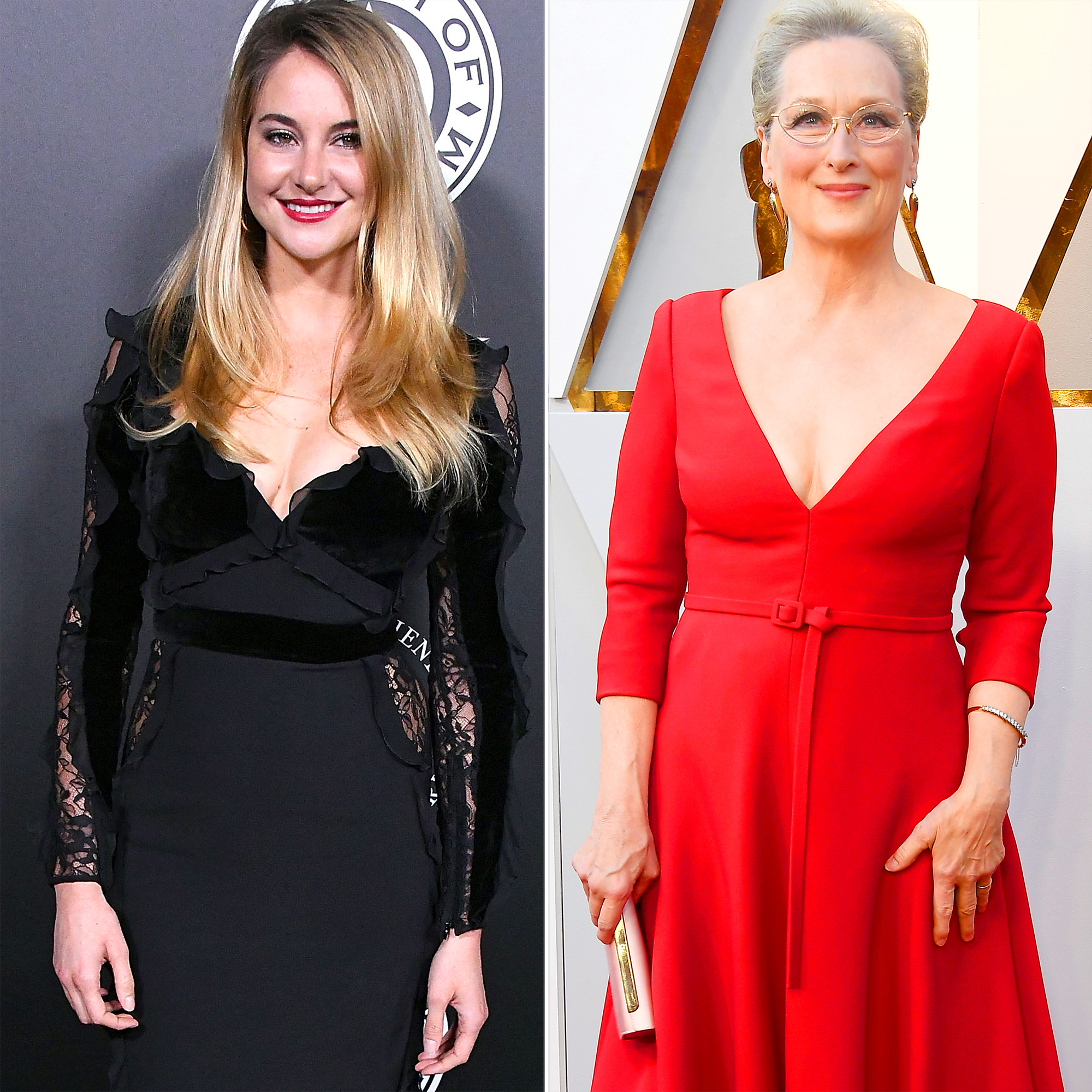Shailene Woodley and Meryl Streep