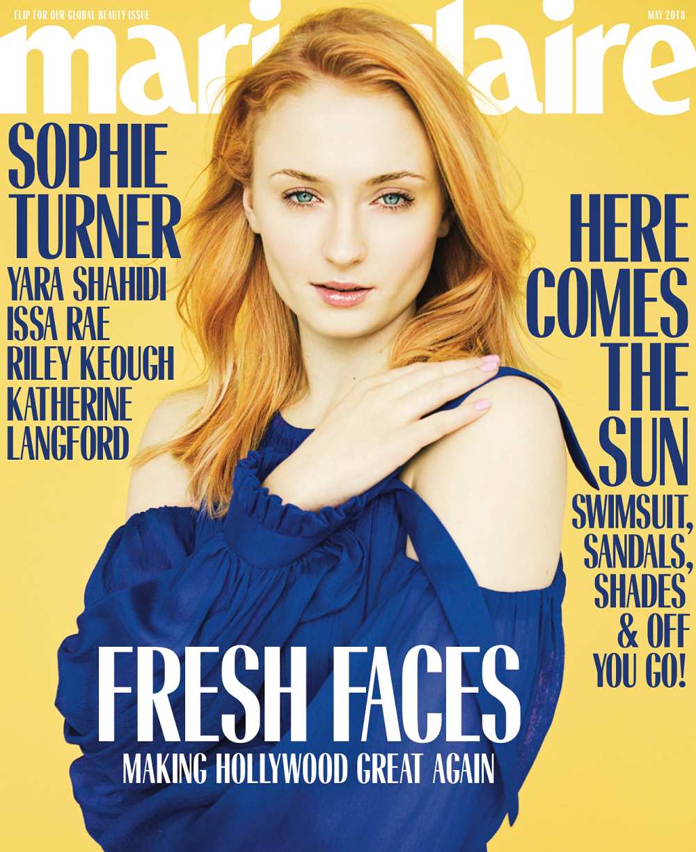 Sophie Tuner Marie Claire cover