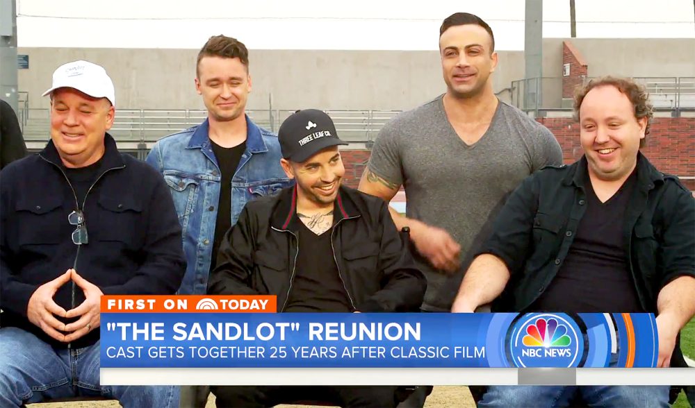 The cast of The Sandlot reunites on Today