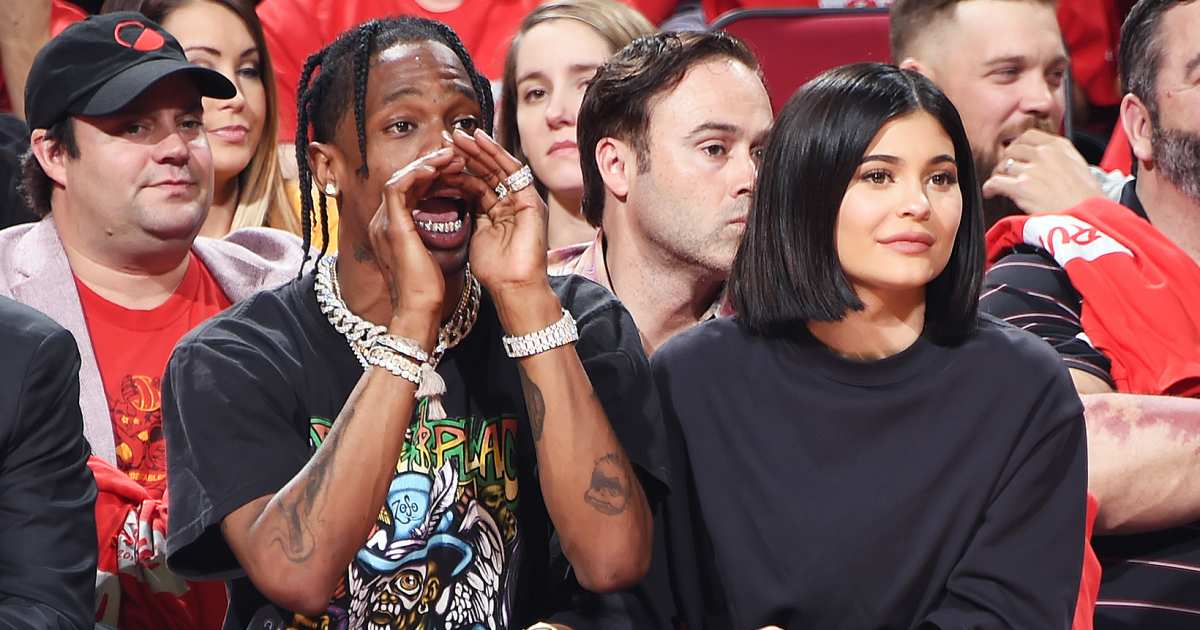 Kylie Jenner and Travis Scott Enjoy a Basketball Date Without Stormi