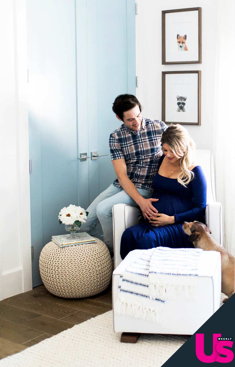 Ali Fedotowsky and Kevin Manno Nursery