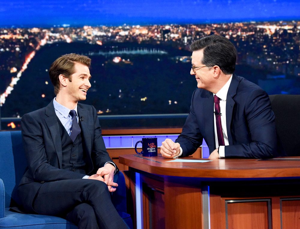 Andrew Garfield on ‘The Late Show with Stephen Colbert‘