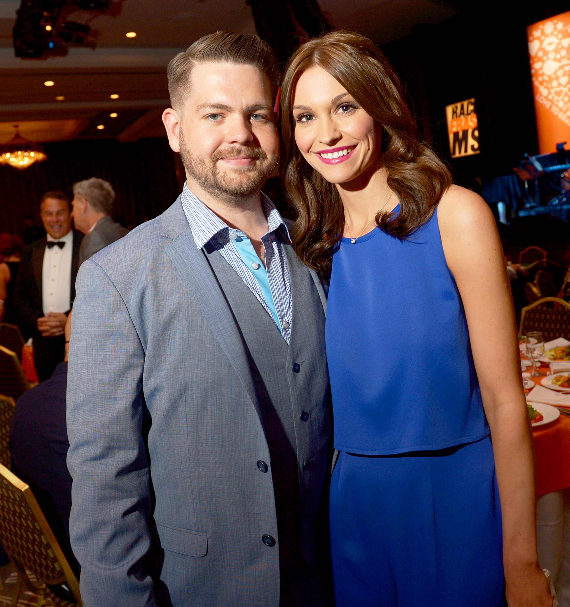 Jack Osbourne and Lisa attend the 21st annual Race to Erase MS at the Hyatt Regency Century Plaza in Century City, California.