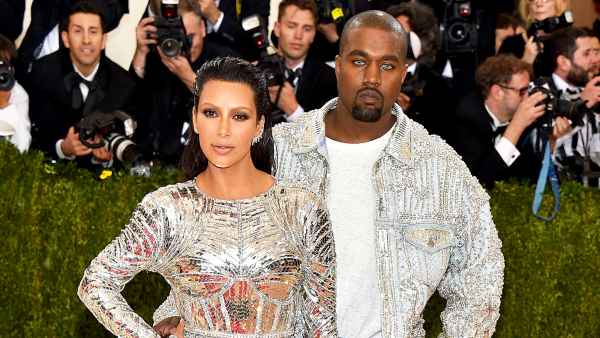 Kim Kardashian and Kanye West attend the 'Manus x Machina: Fashion In An Age Of Technology' Costume Institute Gala at Metropolitan Museum of Art on May 2, 2016 in New York City.