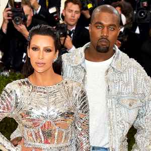 Kim Kardashian and Kanye West attend the 'Manus x Machina: Fashion In An Age Of Technology' Costume Institute Gala at Metropolitan Museum of Art on May 2, 2016 in New York City.