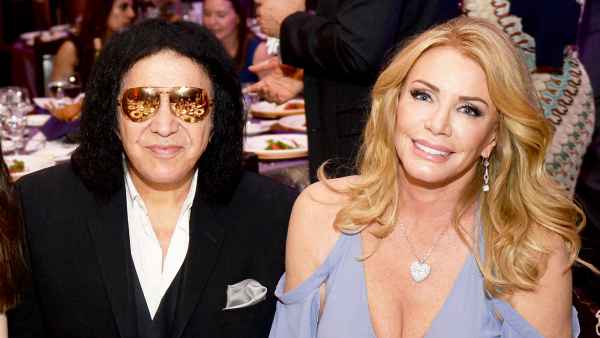 Gene Simmons and Shannon Tweed attend the 2016 Women of Influence Awards at The Wilshire Ebell Theatre in Los Angeles, California.