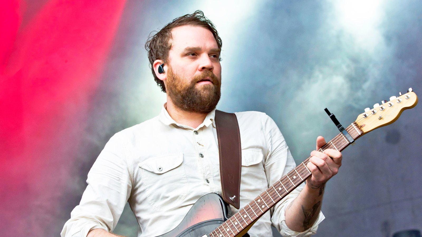 Scott Hutchison of Frightened Rabbit performs live during a concert at the Zitadelle Spandau in Berlin, Germany.
