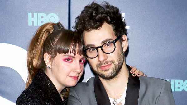 Lena Dunham and Jack Antonoff attend the the New York 2017 premiere of “Girls" at Alice Tully Hall Lincoln Center in New York City.