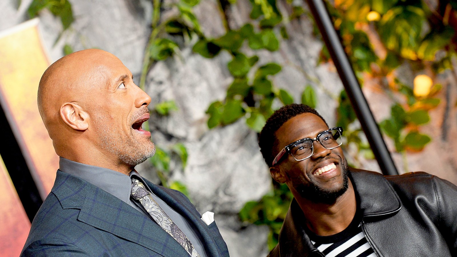 Dwayne ‘The Rock‘ Johnson and Kevin Hart attend the 'Jumanji: Welcome To The Jungle' UK 2017 premiere held at Vue West End in London, England.