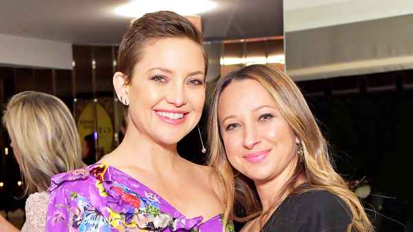 Kate Hudson and Jennifer Meyer attend Gilt.com, Jennifer Meyer & Jenna Dewan Tatum 2017 Launch Exclusive Jewelry Collection Benefitting Baby2Baby at Sunset Tower Hotel in West Hollywood, California.