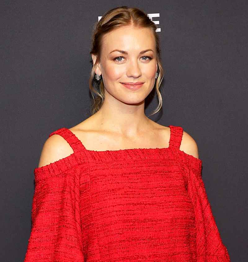 Yvonne Strahovski attends the 2018 PaleyFest Los Angeles Hulu's "The Handmaid's Tale" at Dolby Theatre in Hollywood, California.