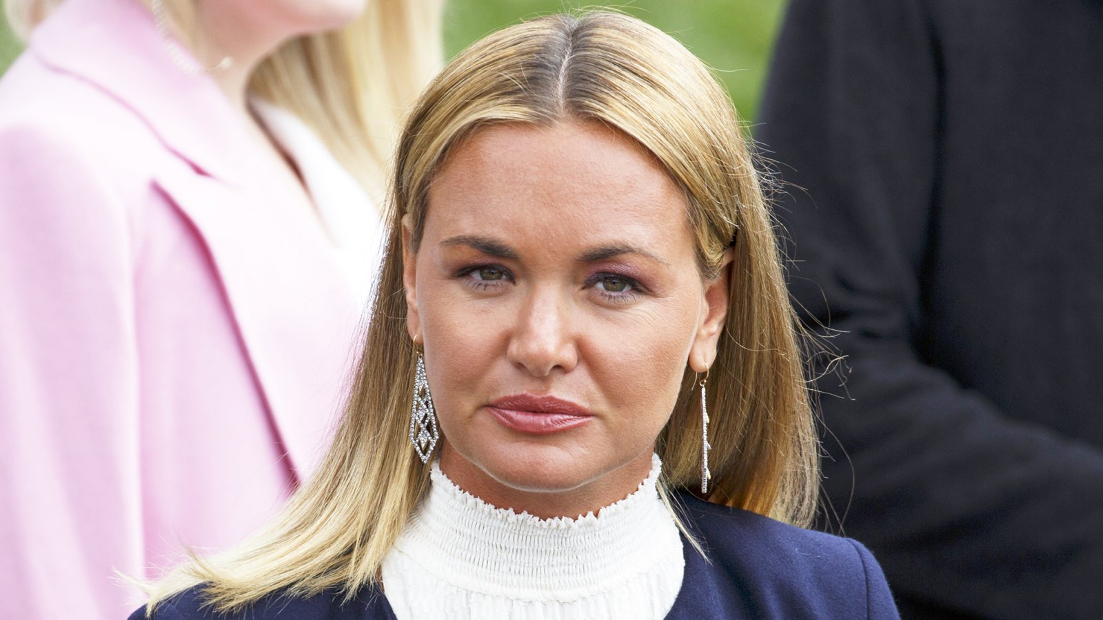 Vanessa Trump, wife of Donald Trump Jr., attends the Easter Egg Roll on the South Lawn of the White House in Washington, Washington, D.C. on April 2, 2018.