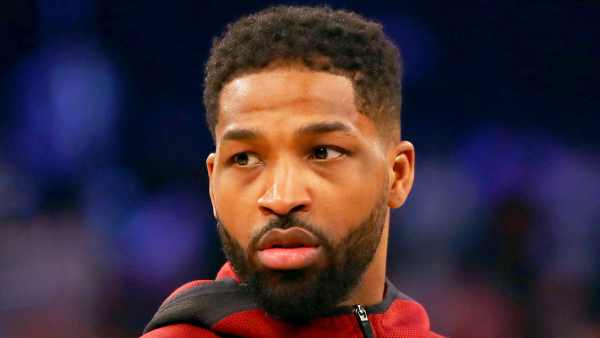 Tristan Thompson #13 of the Cleveland Cavaliers at Madison Square Garden in New York City.
