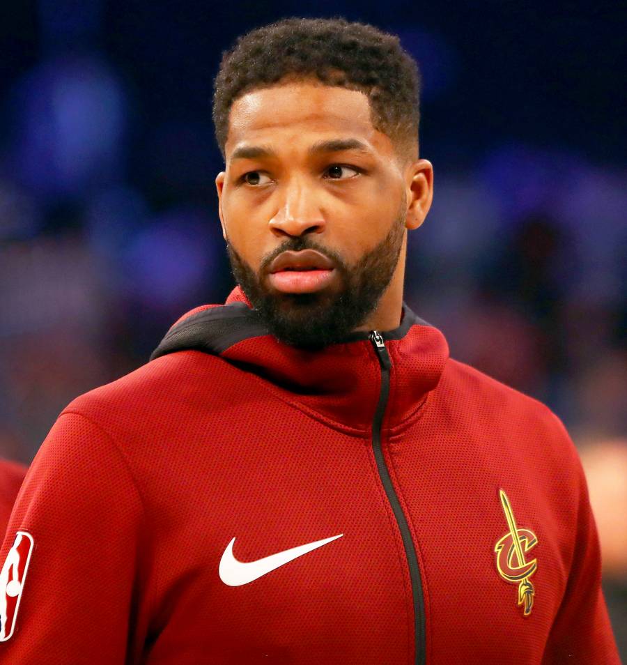 Tristan Thompson #13 of the Cleveland Cavaliers at Madison Square Garden in New York City.