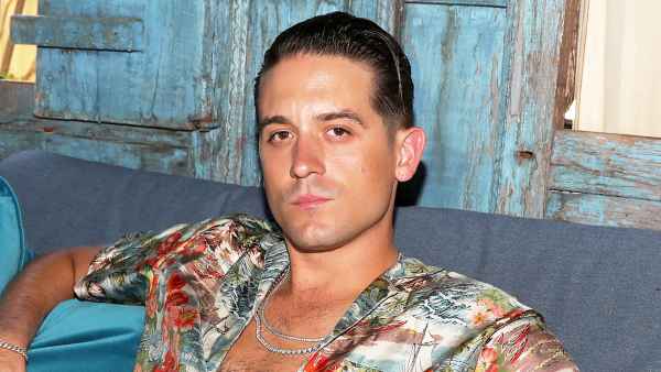 G-Eazy attends a pool party at Playboy Social Club in Palm Springs, California, on April 14, 2018.
