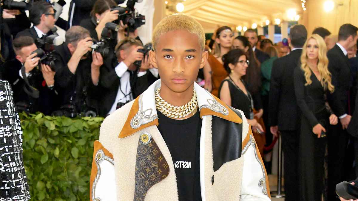 Jaden Smith Carries Gold Plaque for 'Icon' at Met Gala 2018