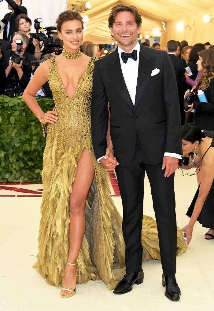 Irina Shayk and Bradley Cooper attend the Heavenly Bodies: Fashion & The Catholic Imagination Costume Institute Gala at The Metropolitan Museum of Art on May 7, 2018 in New York City.