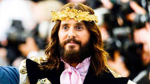 Jared Leto attends the Heavenly Bodies: Fashion & The Catholic Imagination Costume Institute Gala at The Metropolitan Museum of Art on May 7, 2018 in New York City.