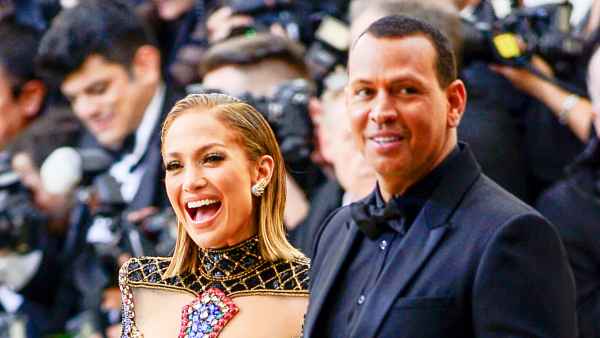 Jennifer Lopez and Alex Rodriguez attend the Heavenly Bodies: Fashion & The Catholic Imagination Costume Institute Gala at The Metropolitan Museum of Art on May 7, 2018 in New York City.