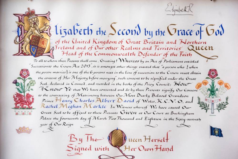 The Queen's Instrument of Consent