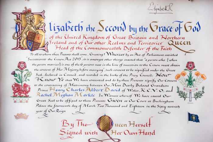 The Queen's Instrument of Consent
