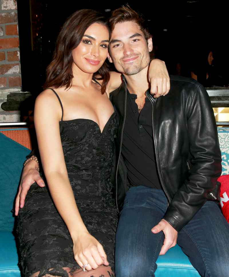 Ashley Iaconetti and Jared Haibon attend NYLON's Annual Young Hollywood Party at Avenue Los Angeles on May 22, 2018 in Hollywood, California.