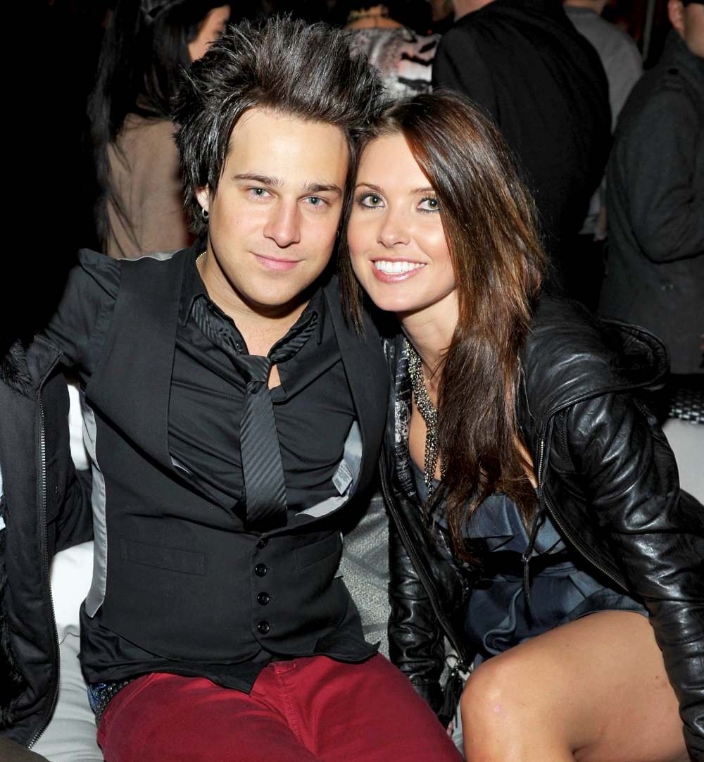 Ryan Cabrera and Audrina Patridge attend the grand 2010 opening party for Delphine restaurant at W Hollywood Hotel & Residences in Hollywood, California.