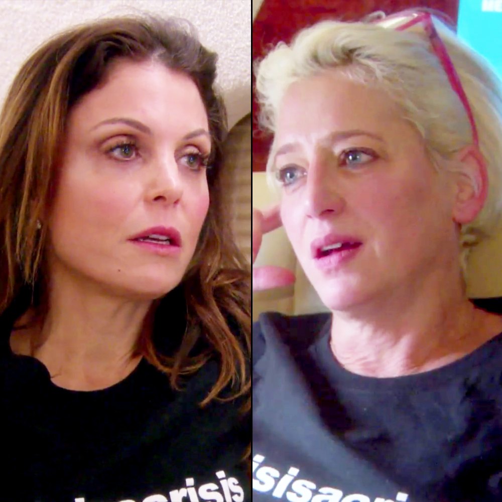 Bethenny Frankel and Dorinda Medley