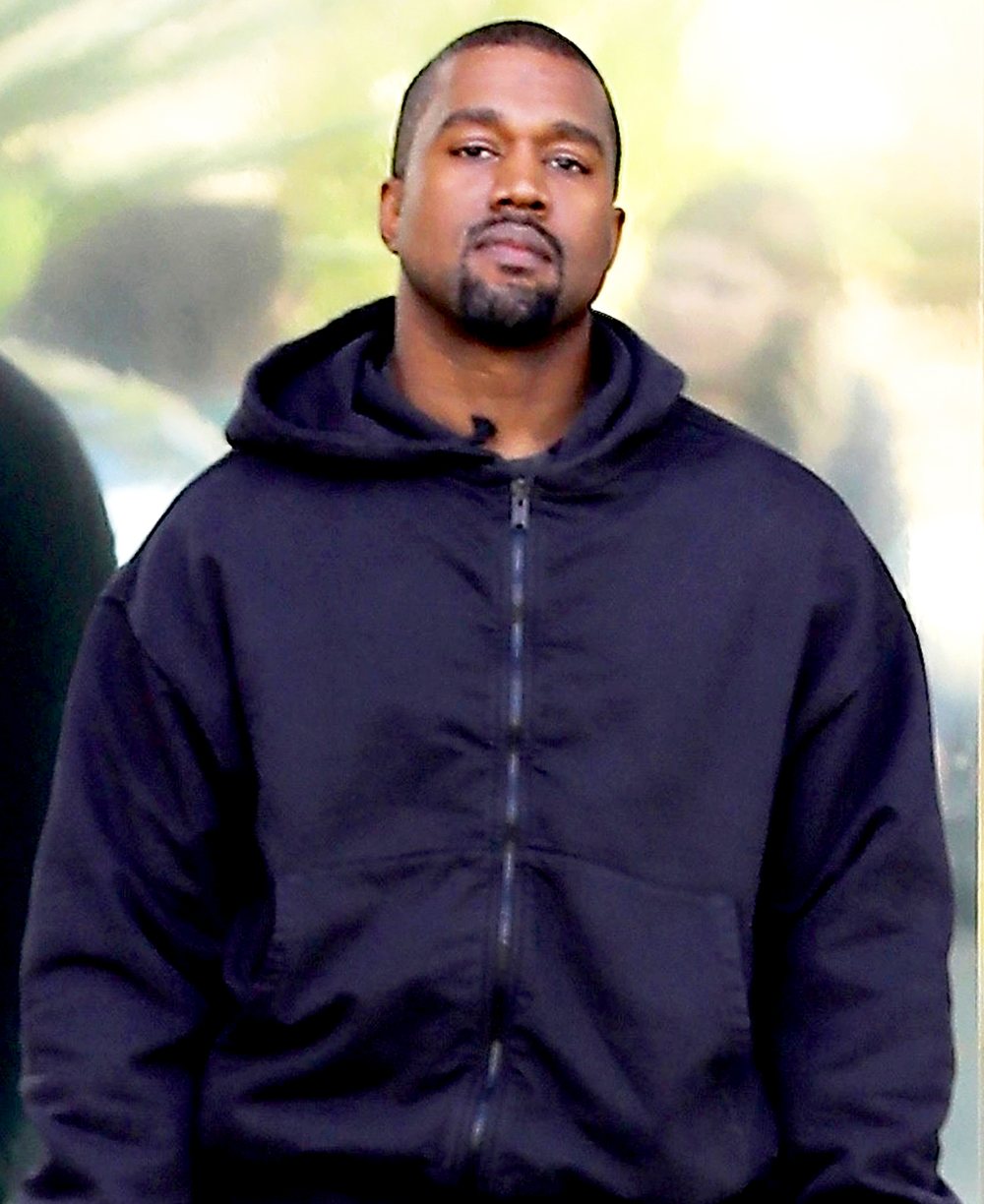 Kanye West arrives at his office on November 29, 2017 in Calabasas, California.